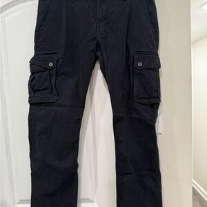 St. John's Bay Men's Black Cargo Pants